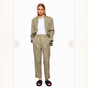 Anine Bing - Mycah Trouser (Green Khaki)